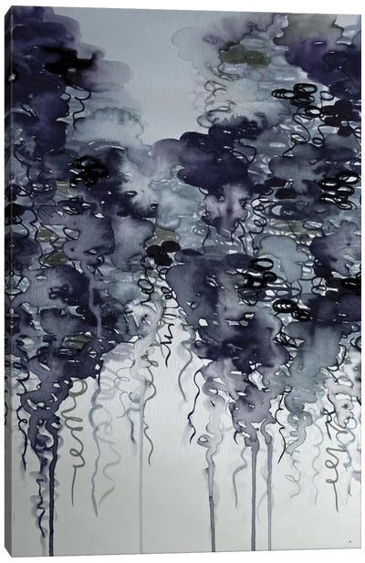 Midnight Showers Canvas Art Print - Julia Di Sano