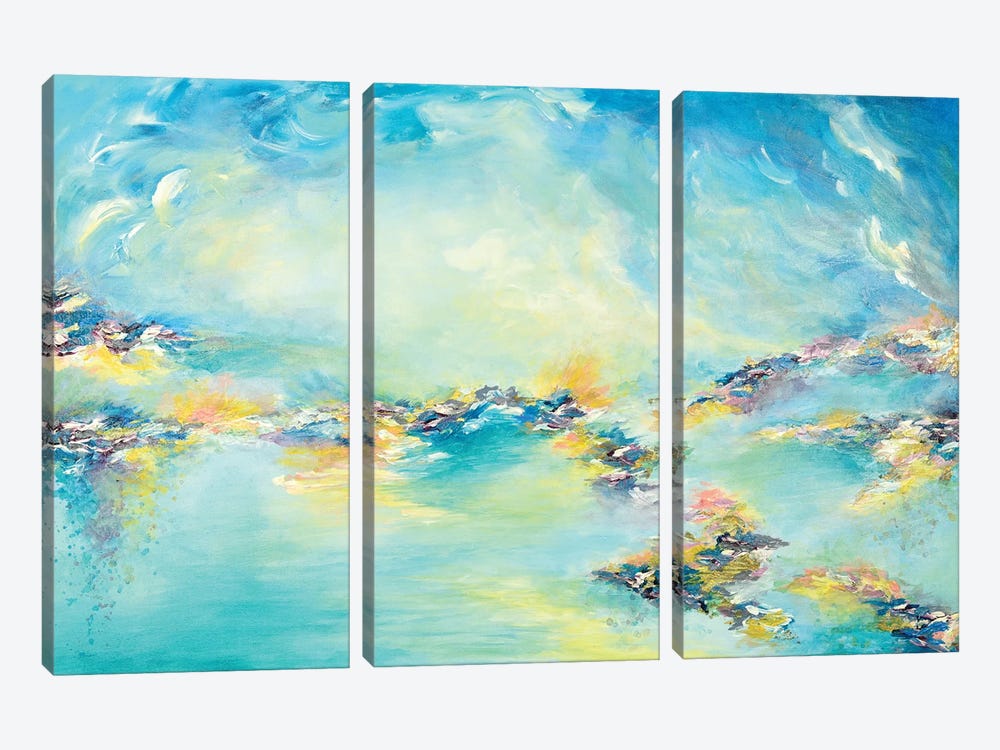 Sea To Sky by Julia Di Sano 3-piece Canvas Art Print