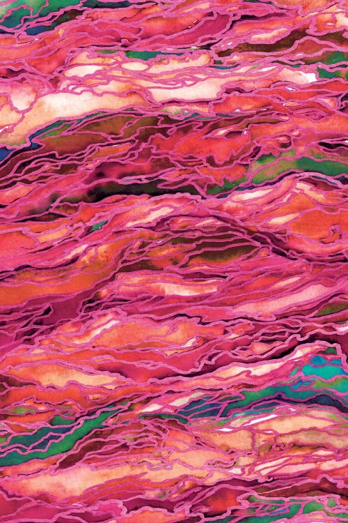 Marble Idea! - Miami Heat by Julia Di Sano wall art