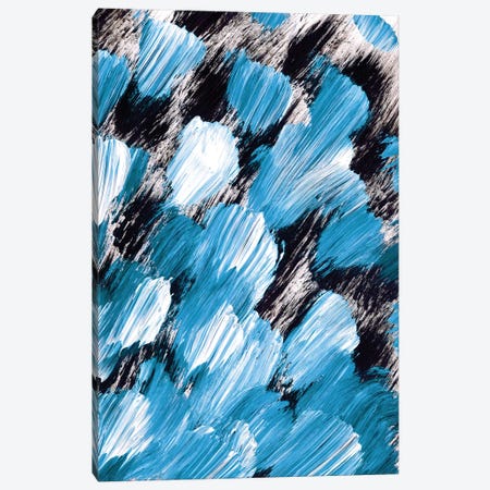 Panache, Blue Canvas Print #JDS174} by Julia Di Sano Art Print