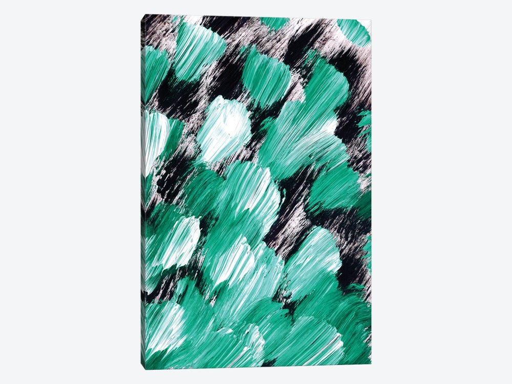 Panache, Green by Julia Di Sano 1-piece Canvas Art