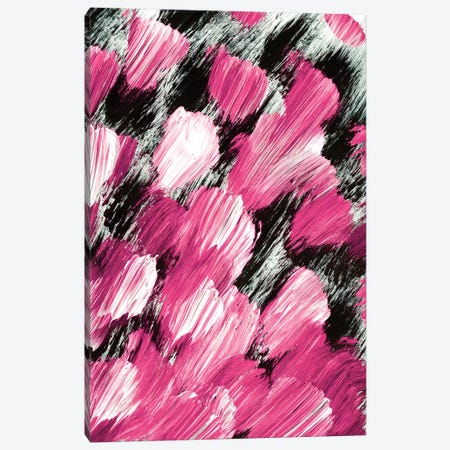 Panache, Hot Pink Canvas Print #JDS178} by Julia Di Sano Canvas Wall Art