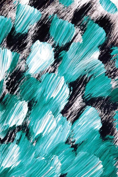 Panache, Teal by Julia Di Sano art print