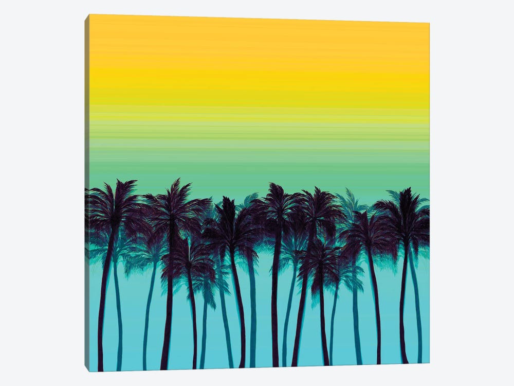 Beach Palms I Bold by Julia Di Sano 1-piece Canvas Art Print