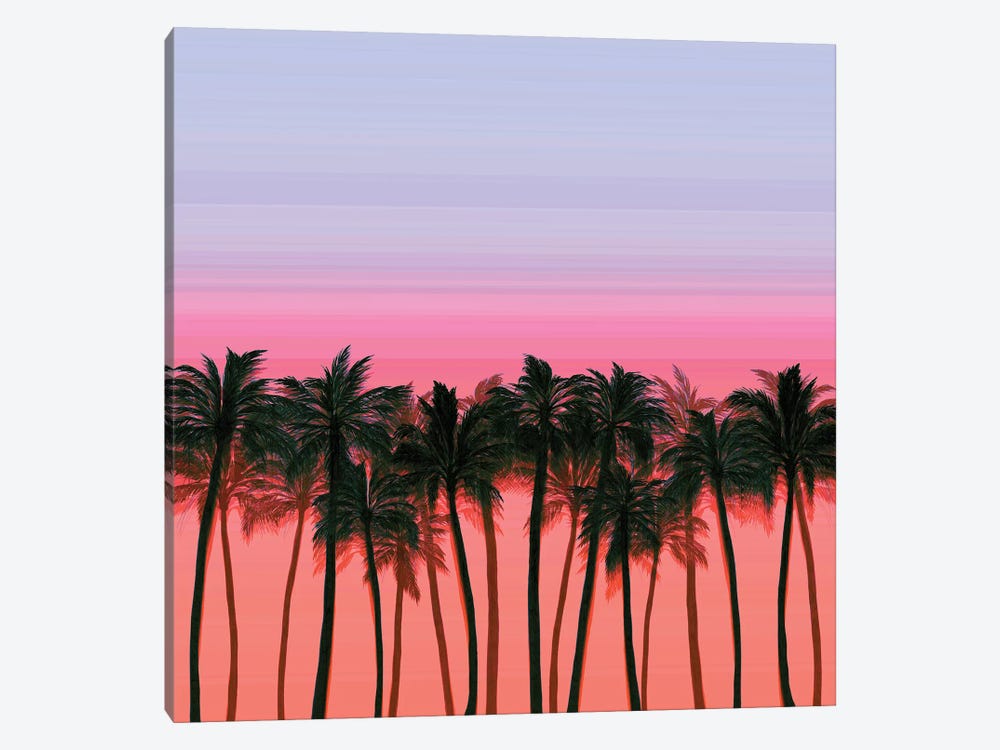 Beach Palms II Bold by Julia Di Sano 1-piece Canvas Art