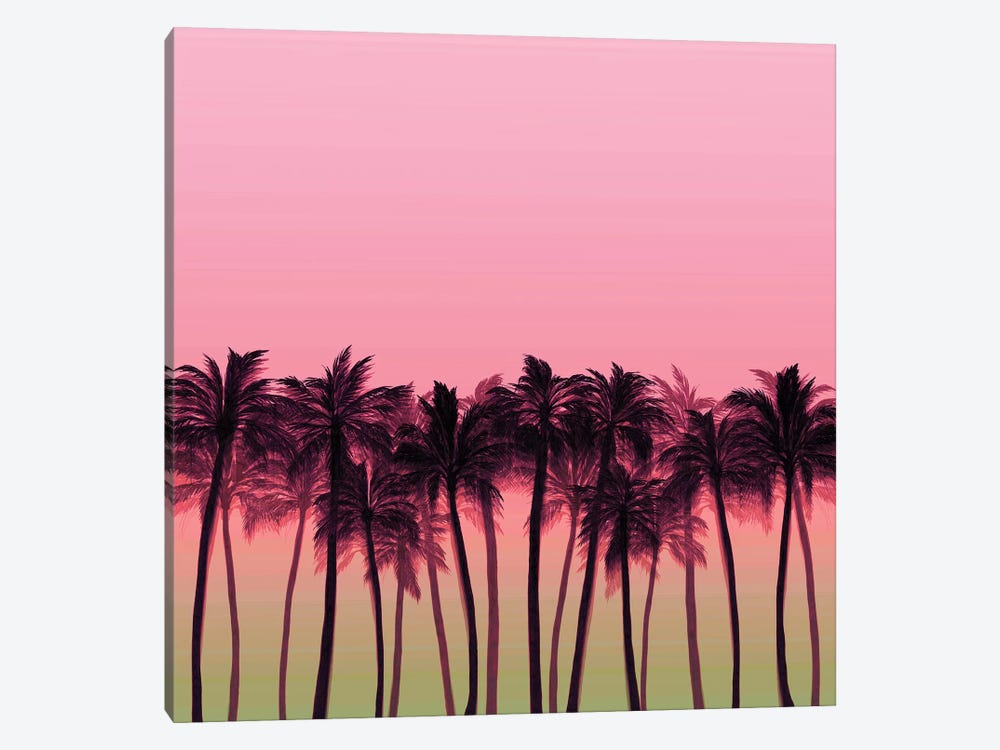 Beach Palms V Bold by Julia Di Sano 1-piece Canvas Print