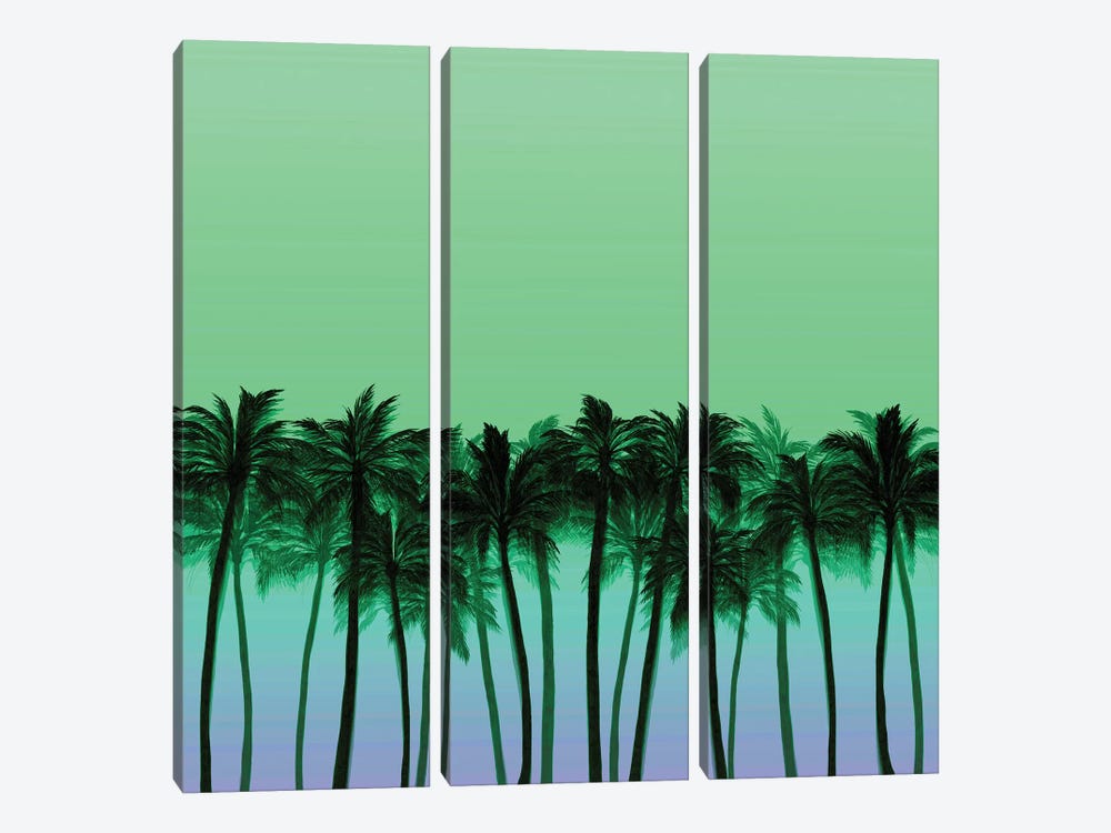 Beach Palms VII Bold by Julia Di Sano 3-piece Art Print