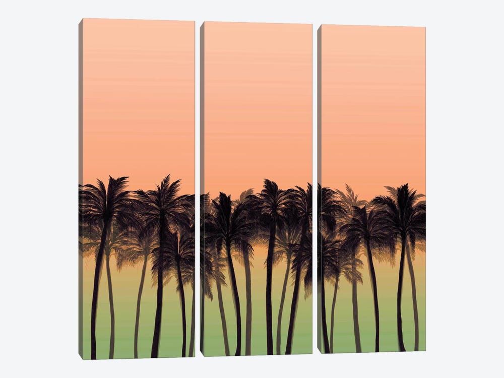 Beach Palms IX Bold by Julia Di Sano 3-piece Art Print
