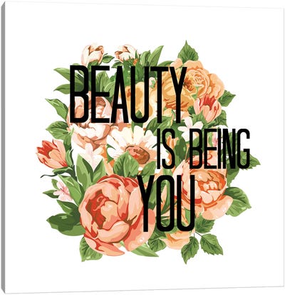 Beauty Is Being You II Canvas Art Print - Julia Di Sano