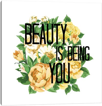 Beauty Is Being You III Canvas Art Print - Julia Di Sano