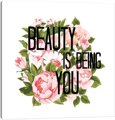 Beauty Is Being You IV Canvas Art Print - Julia Di Sano