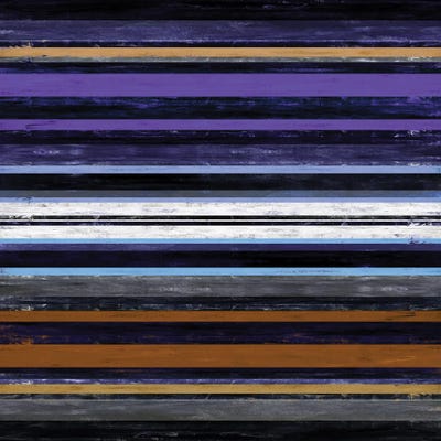 Color In Motion 2 Inverted, Bold Modern Stripes Abstract by Julia Di Sano art print