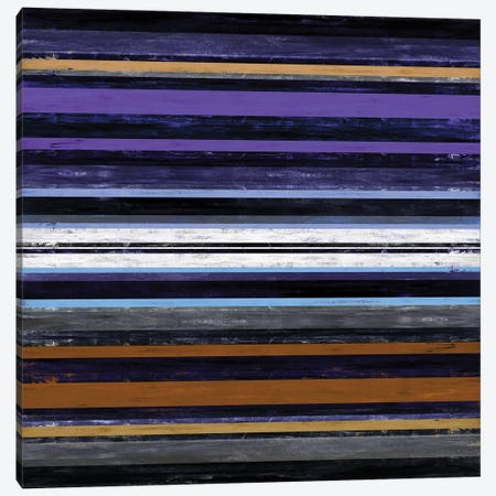 Color In Motion 2 Inverted, Bold Modern Stripes Abstract Canvas Print #JDS218} by Julia Di Sano Art Print