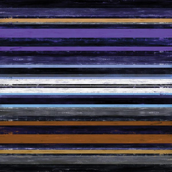 Julia Di Sano: Color In Motion 2 Inverted, Bold Modern Stripes Abstract by Julia Di Sano
