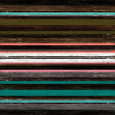 Color In Motion 3 Inverted, Bold Modern Stripes Abstract by Julia Di Sano art print