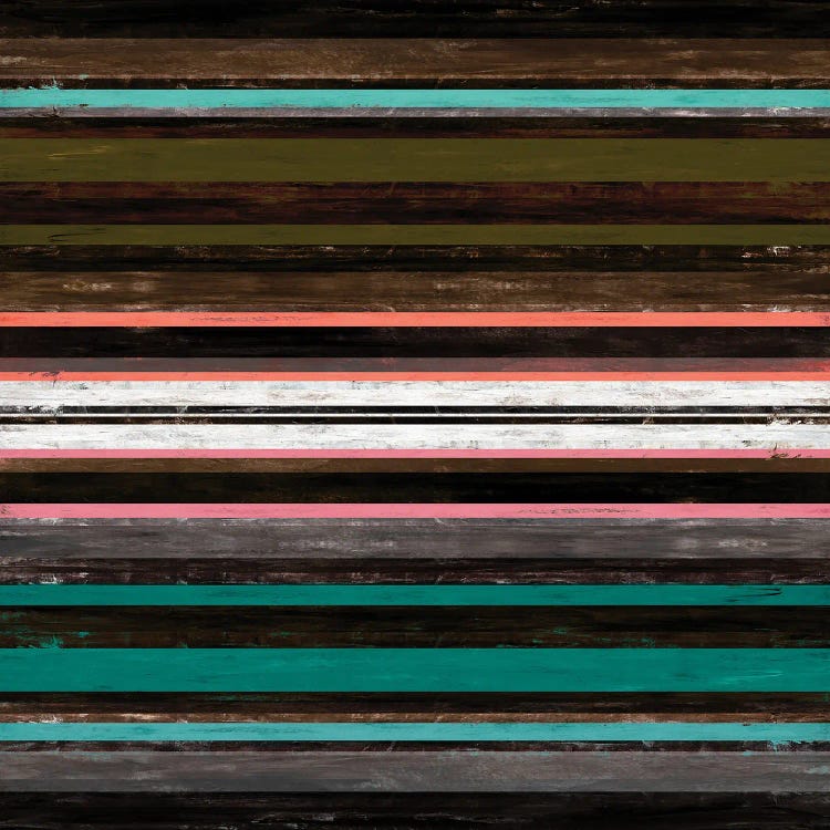 Color In Motion 3 Inverted, Bold Modern Stripes Abstract