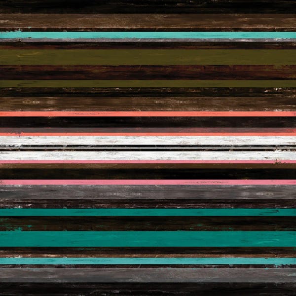 Julia Di Sano: Color In Motion 3 Inverted, Bold Modern Stripes Abstract by Julia Di Sano