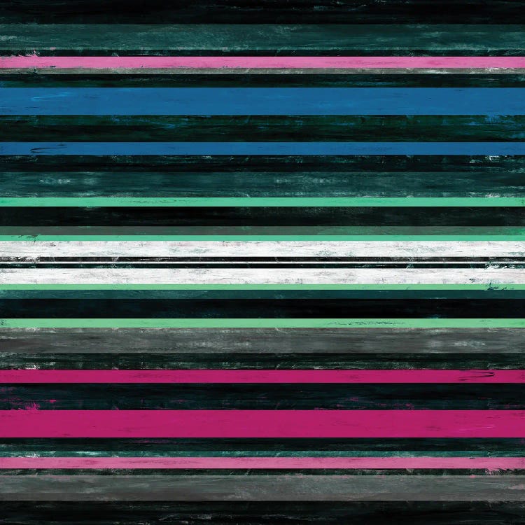 Color In Motion 4 Inverted, Bold Modern Stripes Abstract