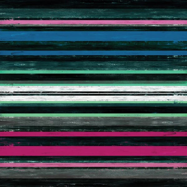 Julia Di Sano: Color In Motion 4 Inverted, Bold Modern Stripes Abstract by Julia Di Sano