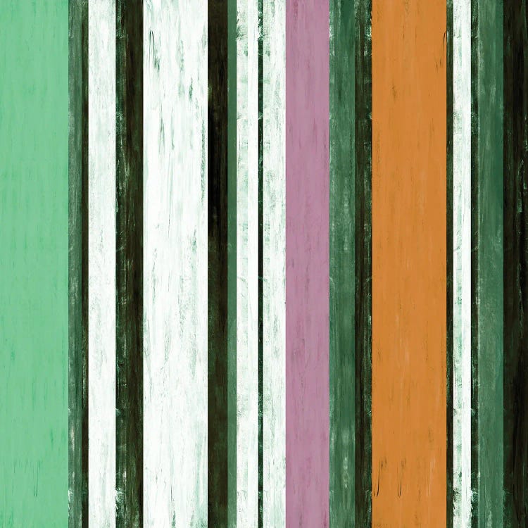 Fairweather Friends 4 Multi Inverted, Colorful Stripes Abstract