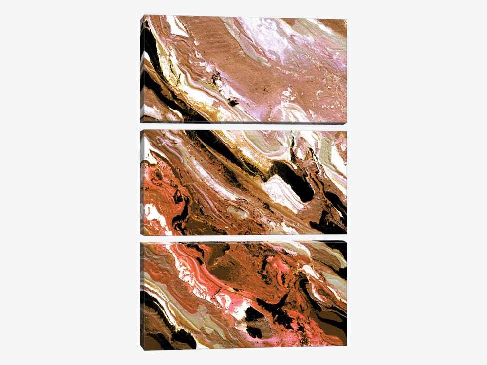 Color Avalanche I by Julia Di Sano 3-piece Canvas Print