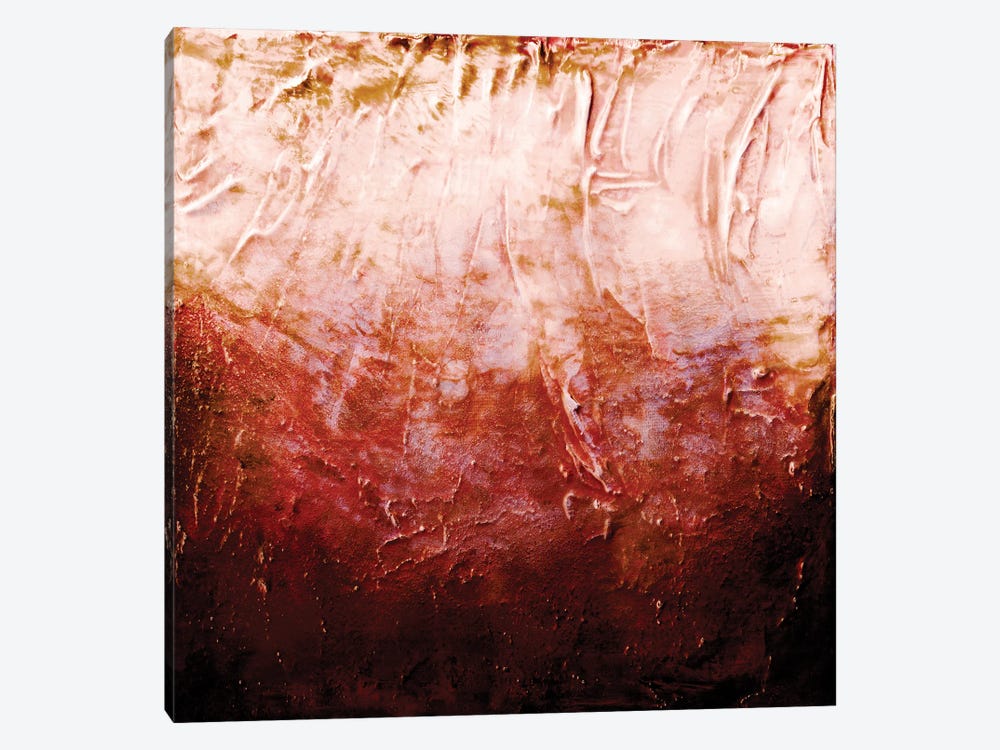 Beneath The Veil I, Cayenne Orange Rust Bold by Julia Di Sano 1-piece Art Print