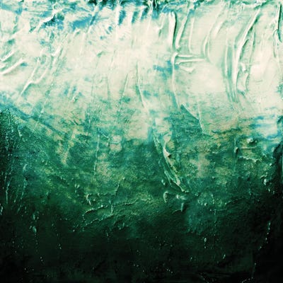 Beneath The Veil V, Dark Emerald Green Bold by Julia Di Sano canvas print