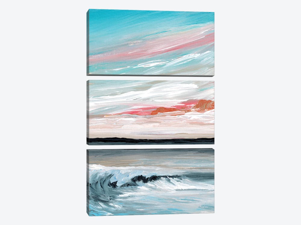 Fair Winds And Following Seas I by Julia Di Sano 3-piece Canvas Art