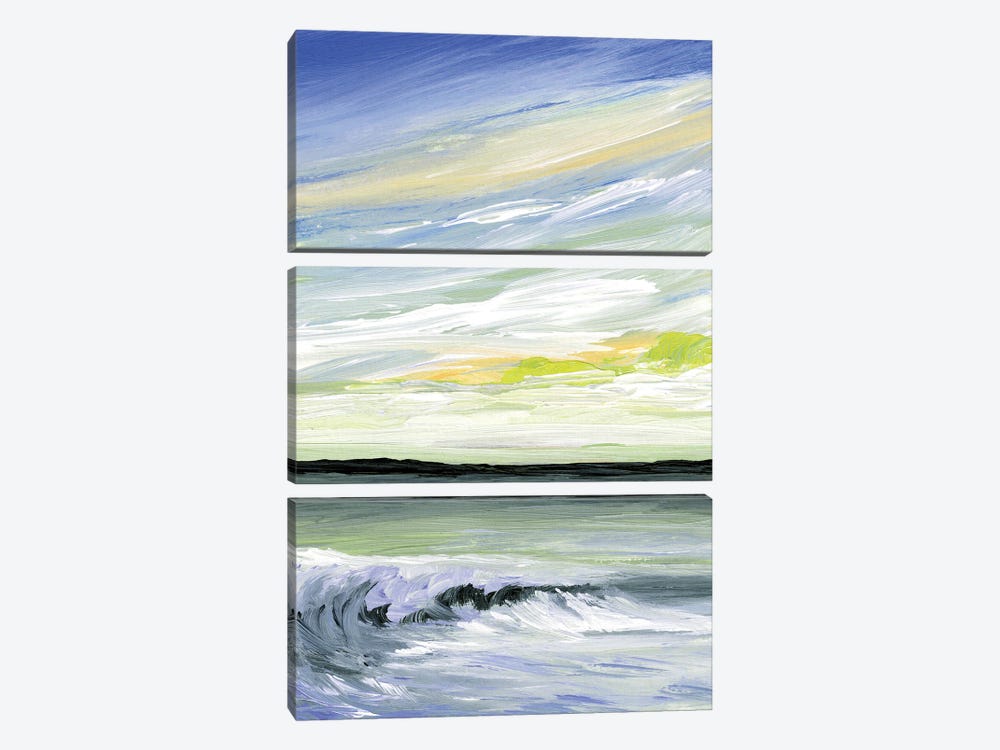 Fair Winds And Following Seas II by Julia Di Sano 3-piece Canvas Art Print