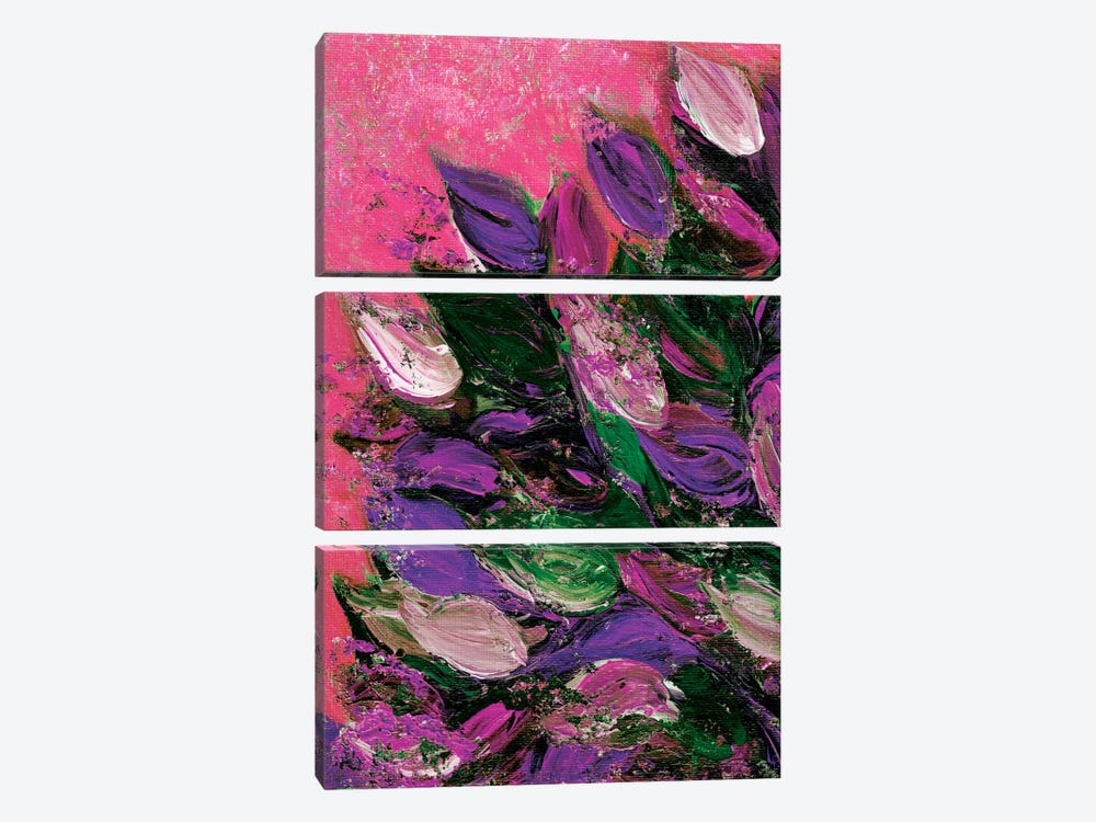 Blooming Beautiful IV by Julia Di Sano 3-piece Canvas Artwork