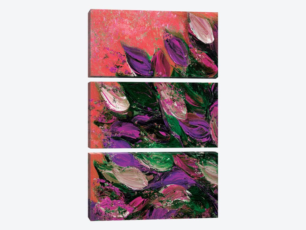 Blooming Beautiful VI by Julia Di Sano 3-piece Canvas Wall Art