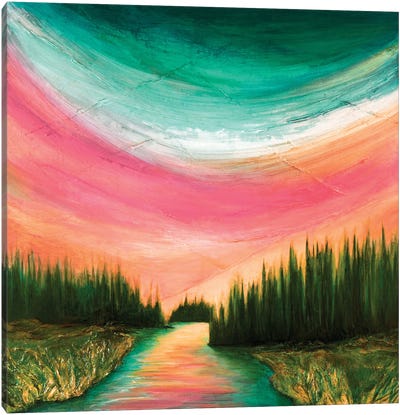 Woodland Inlet II Canvas Art Print - Julia Di Sano