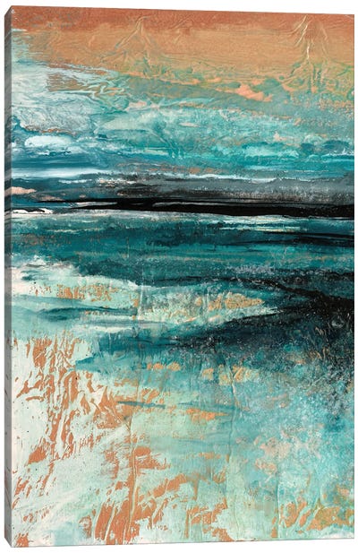 Coastal Landscape Study III II Canvas Art Print - Julia Di Sano