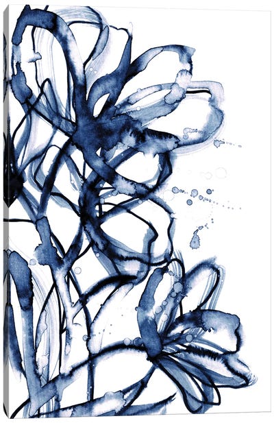 Brushstroke Blooms II Canvas Art Print - Julia Di Sano