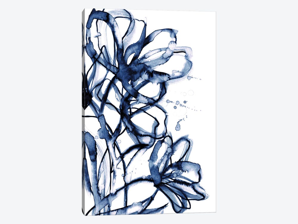 Brushstroke Blooms II by Julia Di Sano 1-piece Canvas Wall Art
