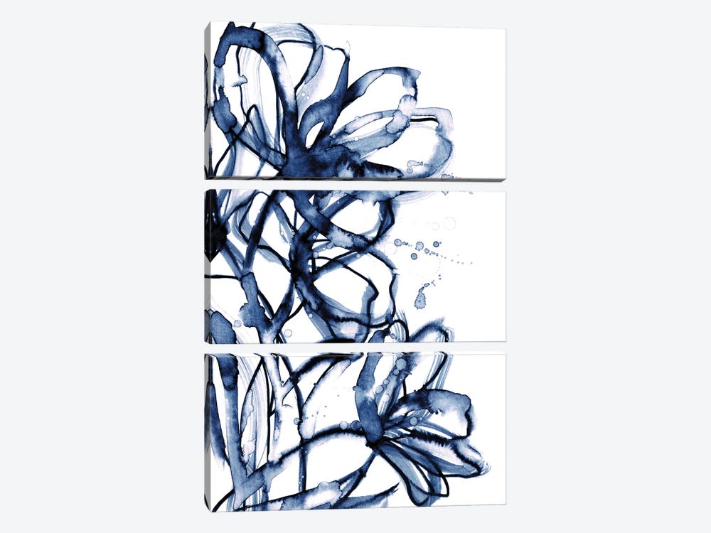 Brushstroke Blooms II by Julia Di Sano 3-piece Canvas Artwork