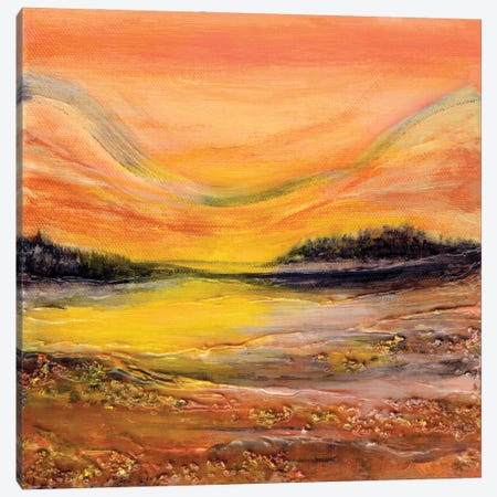 Sunset Glow I Canvas Print #JDS324} by Julia Di Sano Canvas Wall Art
