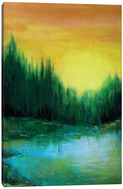 Woodland Echoes II Canvas Art Print - Julia Di Sano