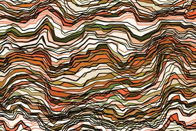 Kaleidoscope Mountains II by Julia Di Sano art print