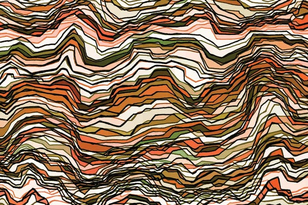 Julia Di Sano: Kaleidoscope Mountains II by Julia Di Sano