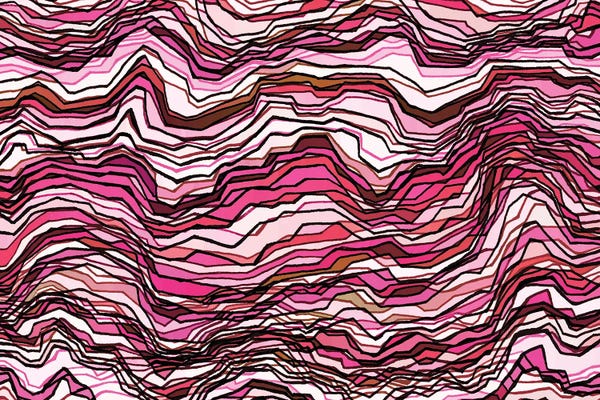 Julia Di Sano: Kaleidoscope Mountains IV by Julia Di Sano