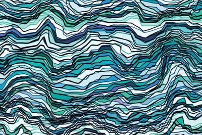 Kaleidoscope Mountains V by Julia Di Sano art print