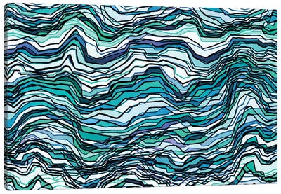 Kaleidoscope Mountains V Canvas Art Print - Julia Di Sano