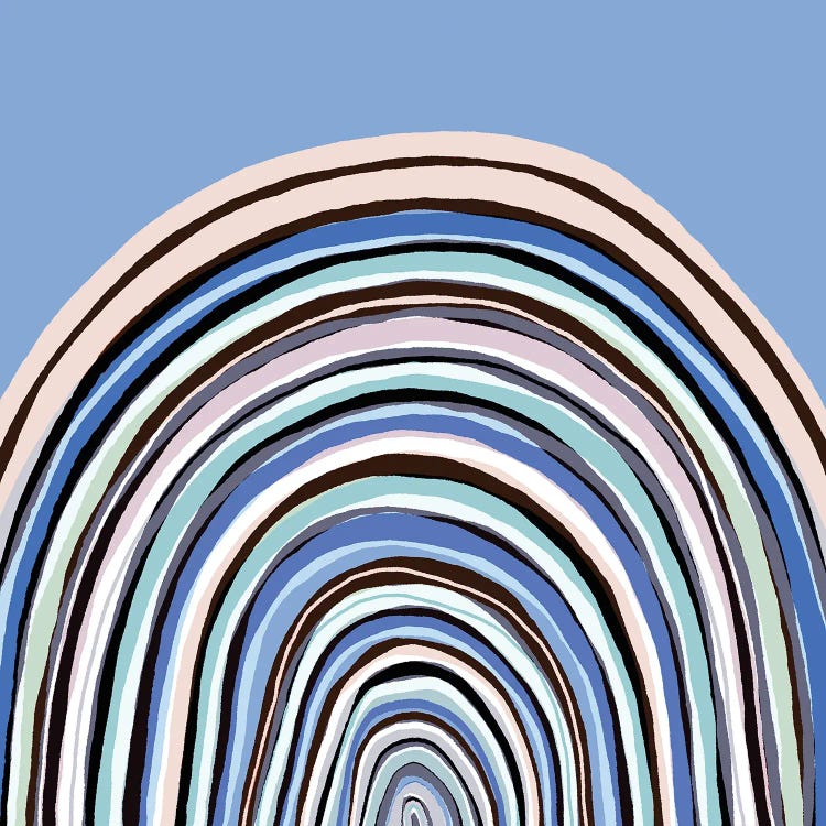 Rainbow Multi Custom II by Julia Di Sano wall art