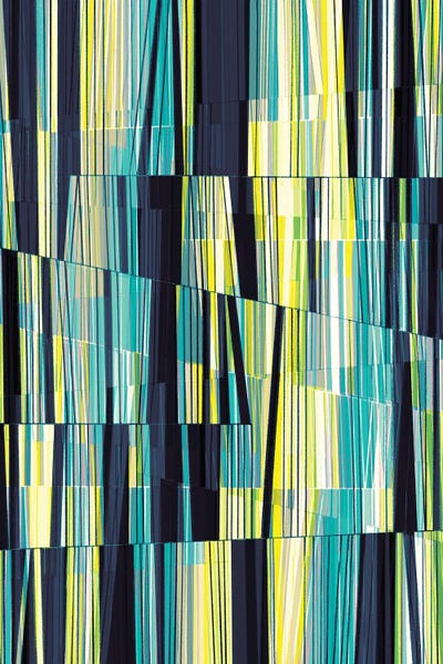 Julia Di Sano: Equal Measures I - Abstract Geometric Lines Pattern by Julia Di Sano