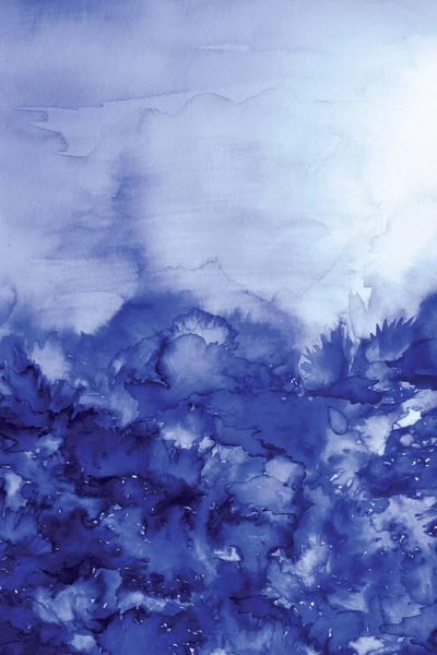 Into Eternity - Indigo Blue by Julia Di Sano canvas print