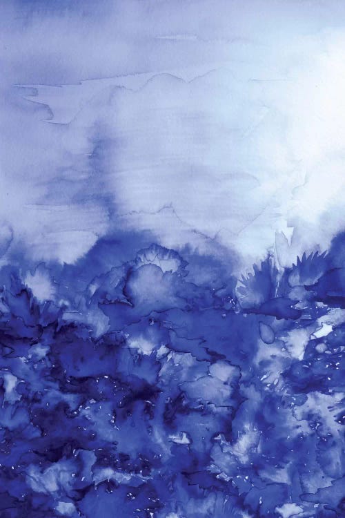 Into Eternity - Indigo Blue by Julia Di Sano wall art