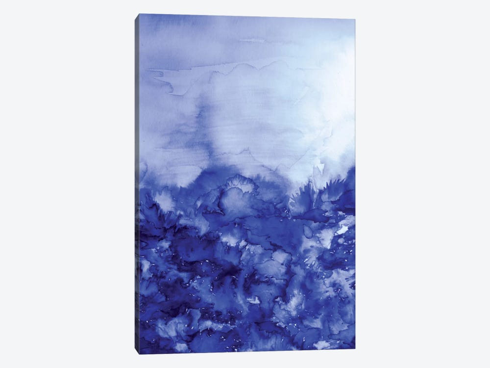 Into Eternity - Indigo Blue by Julia Di Sano 1-piece Canvas Artwork