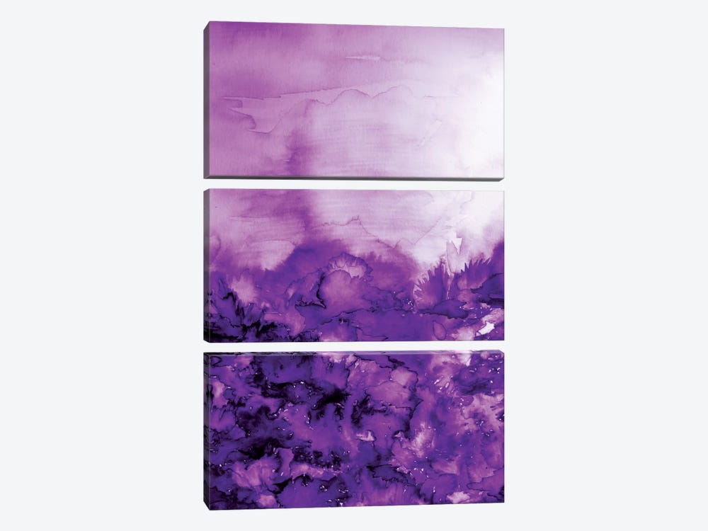 Into Eternity - Purple by Julia Di Sano 3-piece Art Print
