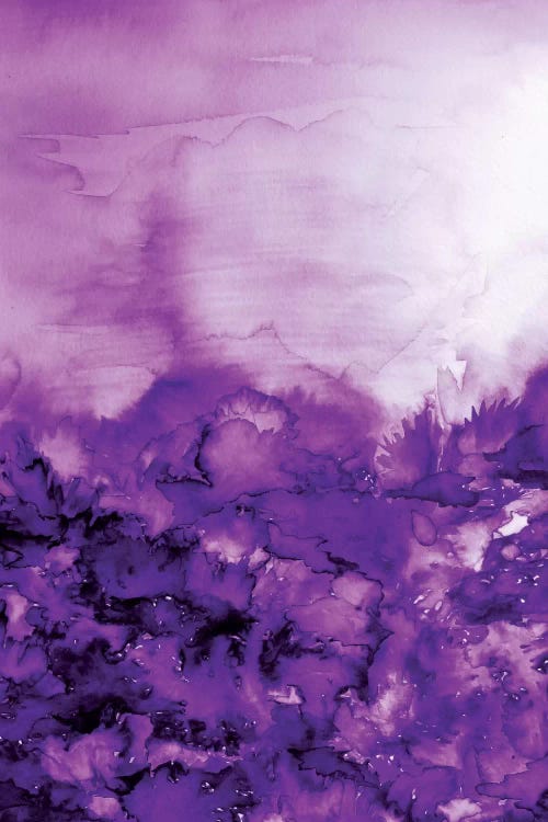 Into Eternity - Purple by Julia Di Sano canvas print